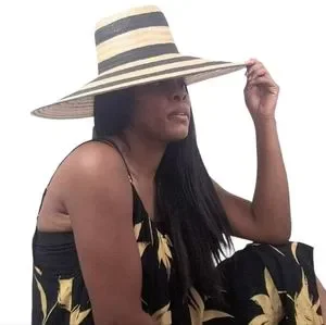 Janessa Leone Eloise Straw Hat Janessa Leone Zoe Packable Straw Fedora - Bleach – CHAMMOMILE main image 2